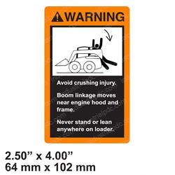 Picture of Decal - Warning Crush Hazard