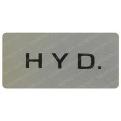 Picture of Plate - Caution