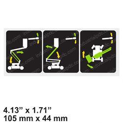 Picture of Decal - Control Levers Base