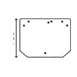 Picture of Tractor Cab Rear Glasses