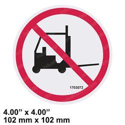Picture of Decal No Forklift