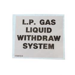 Picture of Decal - Lp Gas System