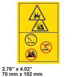 Picture of Decal - Accumulator Explosion