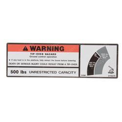Picture of Decal - Warning Dual Cap