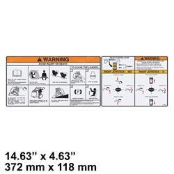 Picture of Decal- Warning