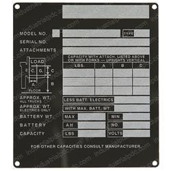 Picture of Plate - Name (blank)