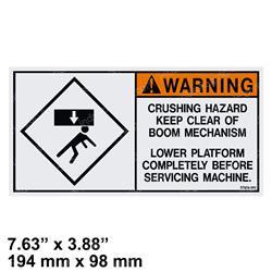 Picture of Decal - Safety Label