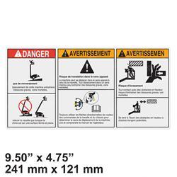 Picture of Danger-Decal/Warning Combo