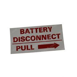 Picture of Decal - Battery Disconnect