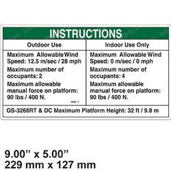 Picture of Decal Notice Side Frc 3268 Aus