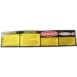 Picture of Decal Caution-Danger