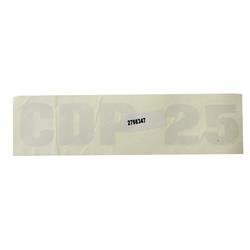 Picture of Decal - Model Cdp25