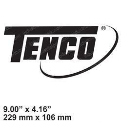 Picture of Decal - Tenco Logo Black 9x4