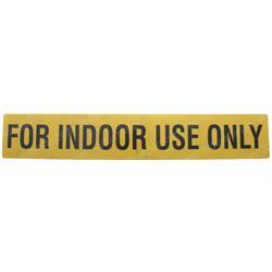 Picture of For Indoor Use Only