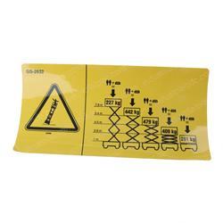 Picture of Decal - Danger Maxcap Ce Gs2632
