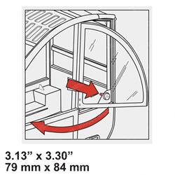Picture of Decal-Upper Door Int Unlock Sy