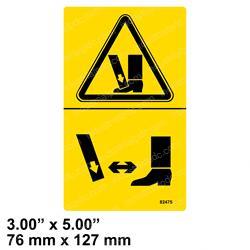Picture of Decal Symbol-Foot Crushing