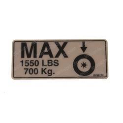 Picture of Decal - Wheel Load