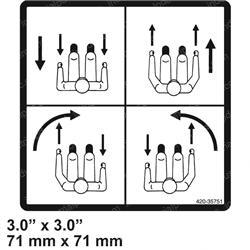 Picture of Decal Dual Lever Steering