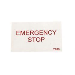 Picture of Decal - E-Stop Up Control Handy