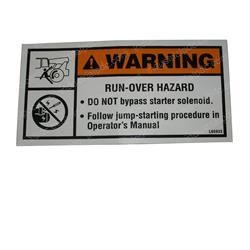 Picture of Decal/Jump Start Warning