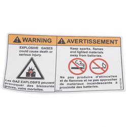 Picture of Decal-Battery Warning (can)