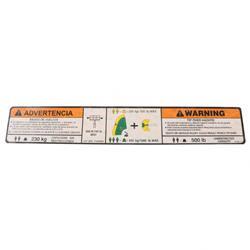 Picture of Decal Warn Dual Cap(lat S