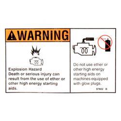 Picture of Decal - Explosion Hazard