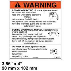 et25015 DECAL - WARNING