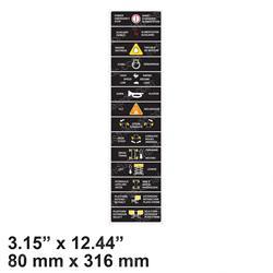 Picture of Decal Legend(eng/Fre)