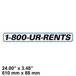 Picture of Decal - Ur 800 Number 3.48 X 24