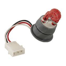 syrs5036-r STROBE HEAD - POP-IN - RED - AMP CONNECTORS