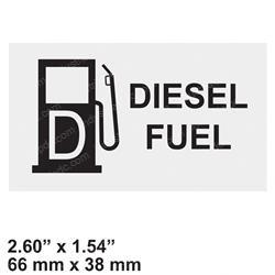 Picture of Decal - Diesel Fuel W/Symbol