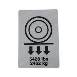 Picture of Decal - Wheel Load Gs5390