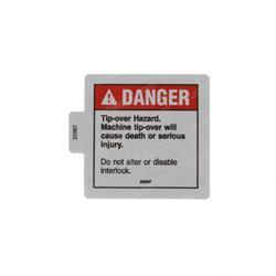 Picture of Decal - Danger Tipover Hazard