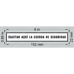 Picture of Decal Attach Lanyard Here