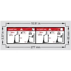 Picture of Decal - Floor Height Label
