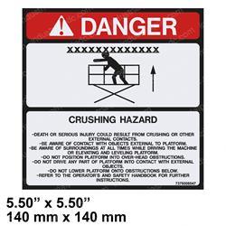 Picture of Decal - Danger Overhead Obstr