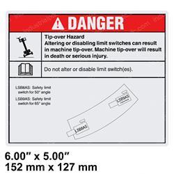 Picture of Decal Danger Do Not Alter Swtc