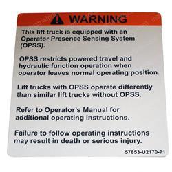 Picture of Decal - Caution