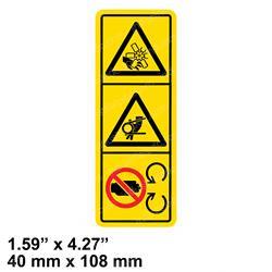 Picture of Label Fan Warning