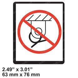 Picture of Decal - No Tie Down