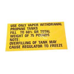 Picture of Decal - Vapor Withdrawal