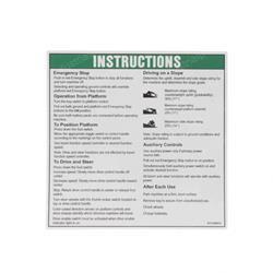 Picture of Decal - Op Inst Platform