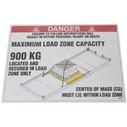 Picture of Decal - Warning Load Zone Ce
