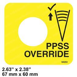Picture of Decal - Ppps Overide