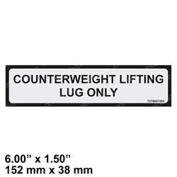 Picture of Decal Counterweight
