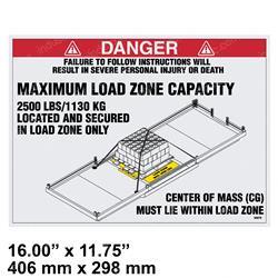 Picture of Decal - Warning Load Zone