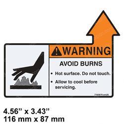 Picture of Decal - Warning Avoid Burns