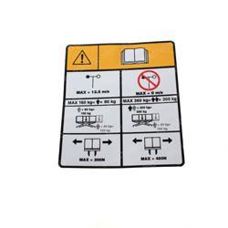 Picture of Decal Capacity 360 ID 160 Od